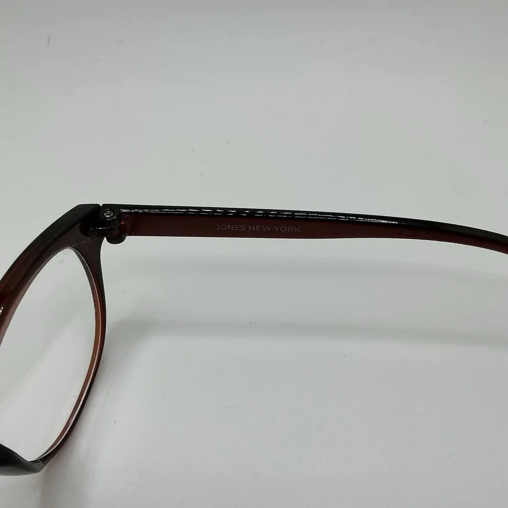 jones new‎ york reading glasses +2.50 Brown Frames